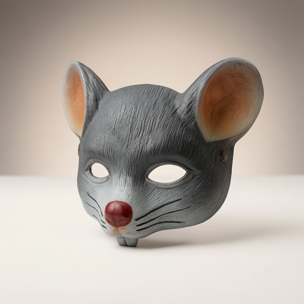 Cosplay Prop Foam - Mouse Half Face Mask 3D Stereoscopic