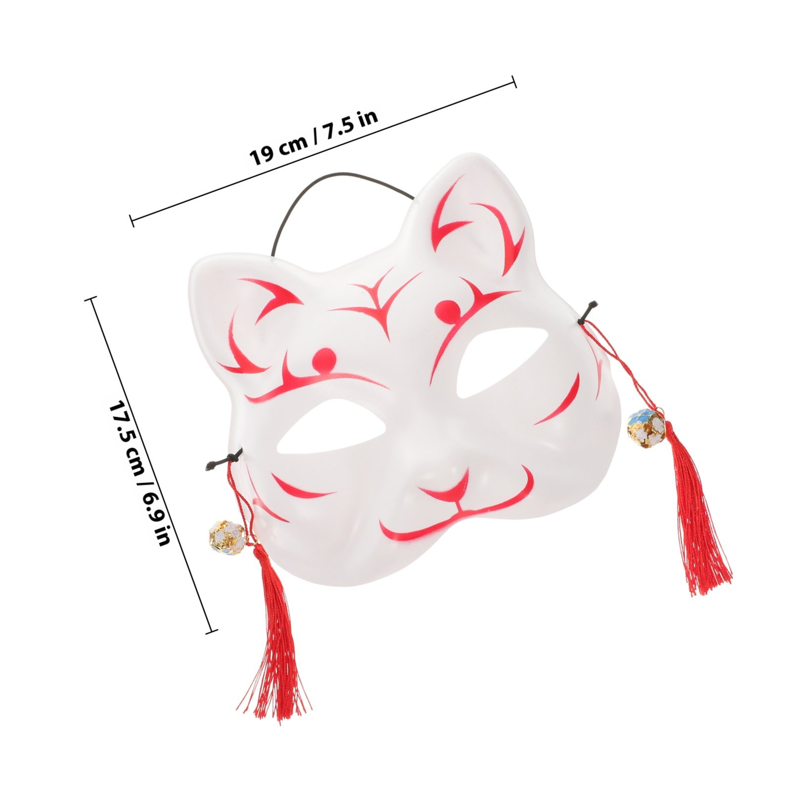 Japanese Style Cat Mask Anime  - Cosplay Prop Designer ulasan dan harga