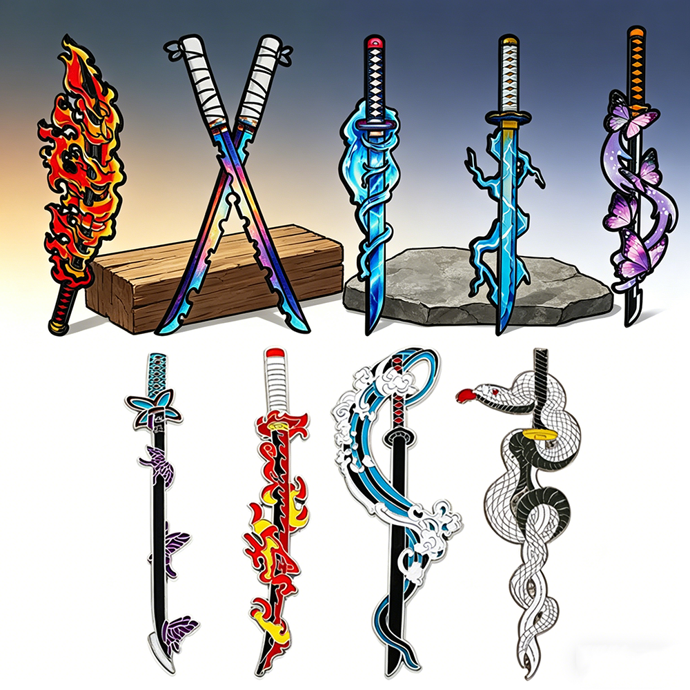 Demon Slayer Nichirin Sword En - Cosplay Prop Katana ulasan dan harga