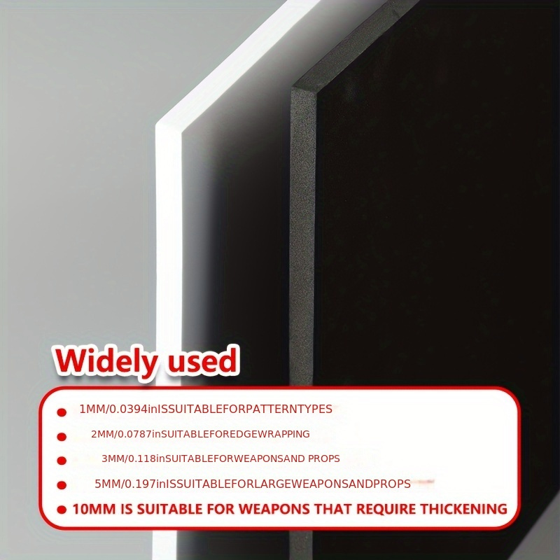 EVA Foam Board 14x39 Inch, 3mm - Cosplay Prop Foam Board ulasan dan harga