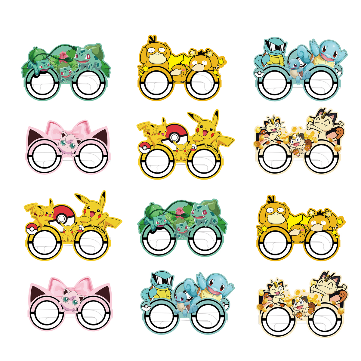 Pokemon Paper Glasses Pikachu  - Cosplay Prop Filler ulasan dan harga