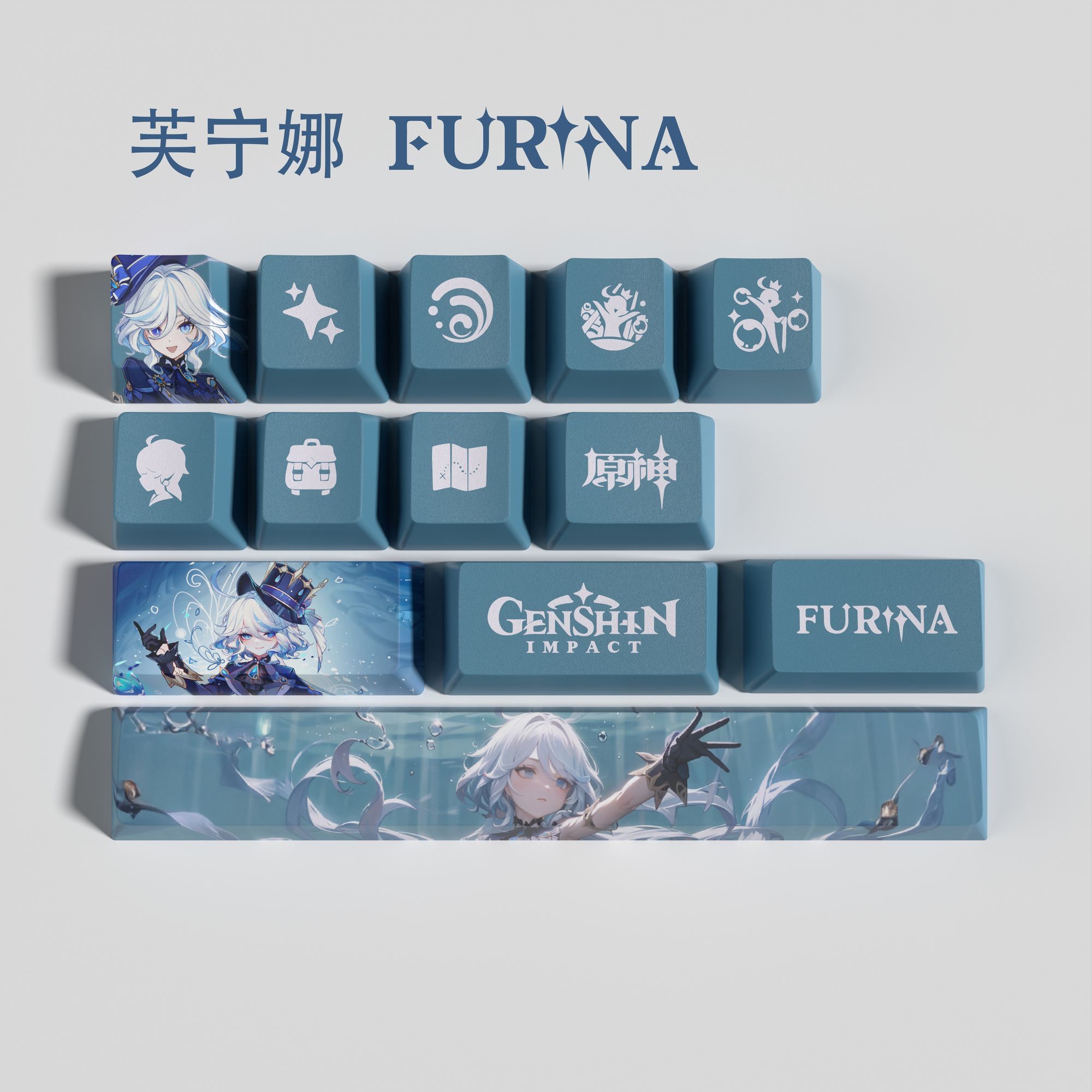 Genshin Impact Keycap New 13 K - Cosplay Prop Designer ulasan dan harga