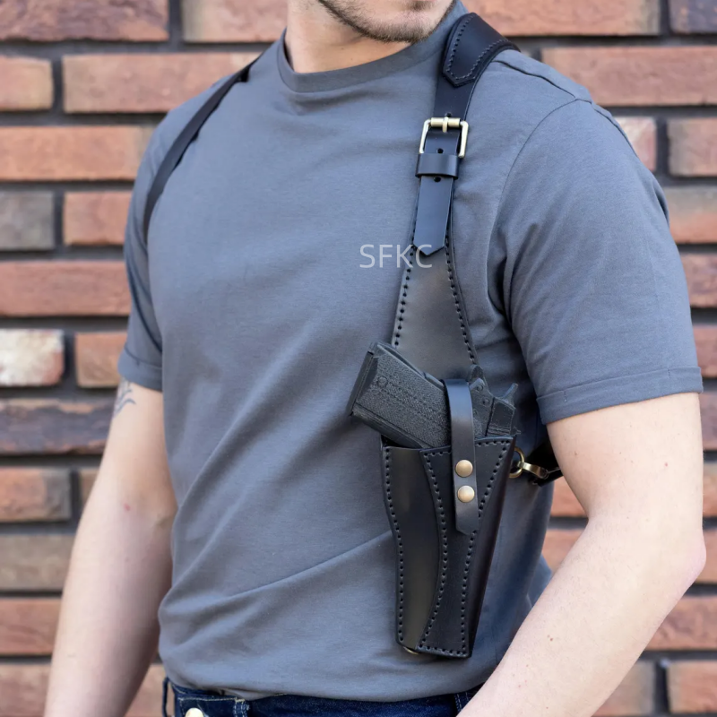 Punk Leather Shoulder Bag For  - Cosplay Prop Pistol ulasan dan harga