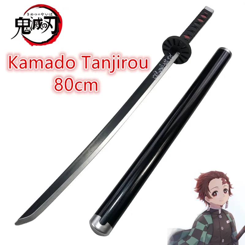 80cm Cosplay Anime Demon Slaye - Cosplay Prop Katana ulasan dan harga