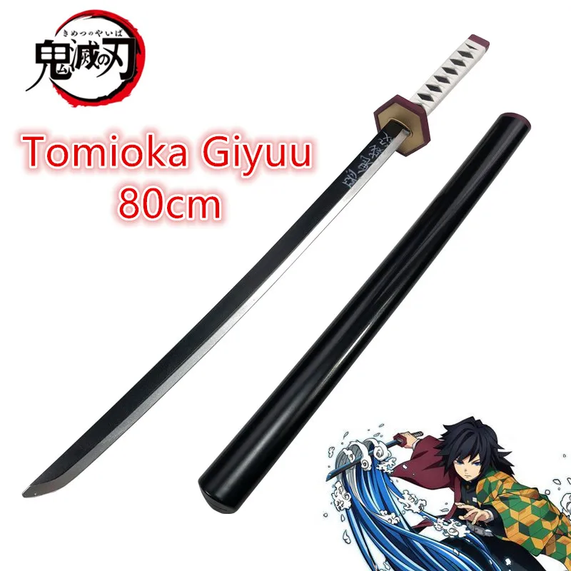 80cm Cosplay Anime Demon Slaye - Cosplay Prop Katana ulasan dan harga