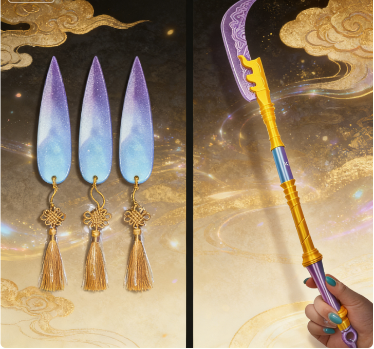 Ancient-style Colorful Cartoon - Cosplay Prop 3D Print Settings ulasan dan harga