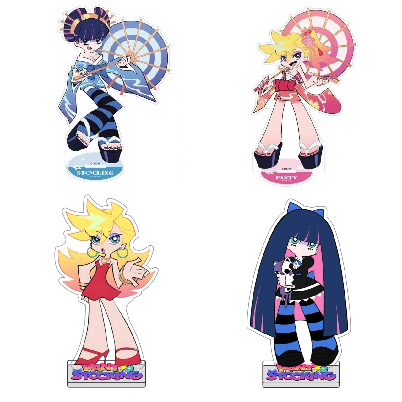Anime Panty & Stocking with Ga - Acrylic Cosplay Prop ulasan dan harga