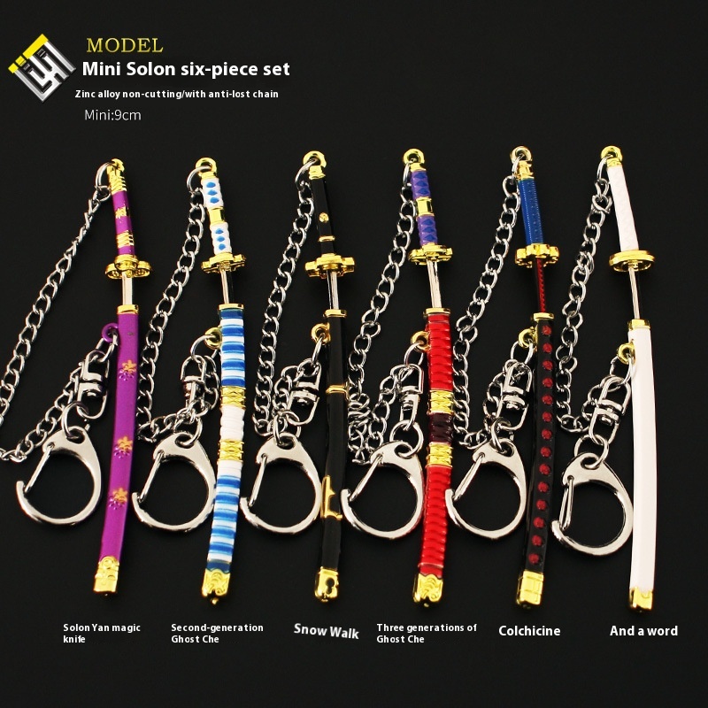 9cm One Piece Sword Zoro Enma  - Cosplay Prop Katana ulasan dan harga