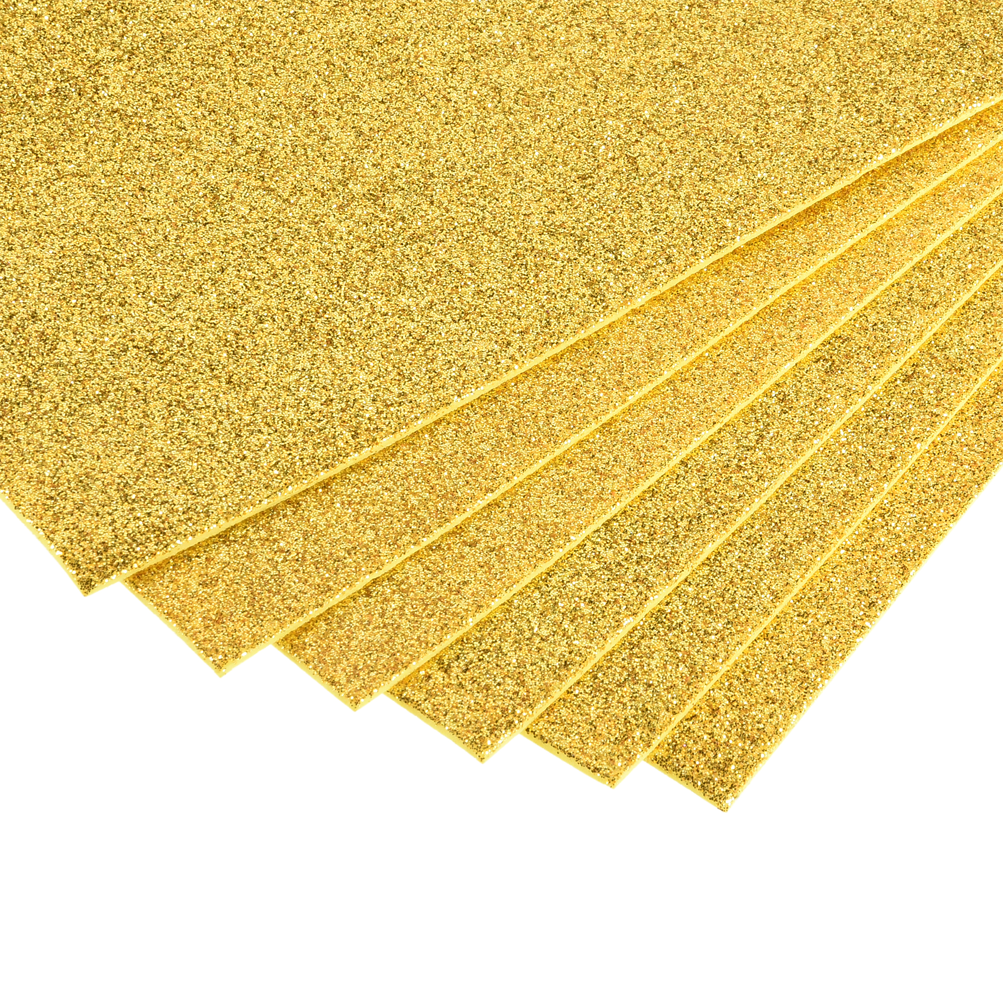 Uxcell 6pcs 2mm Thick Gold Pow - Eva Foam Sheet ulasan dan harga