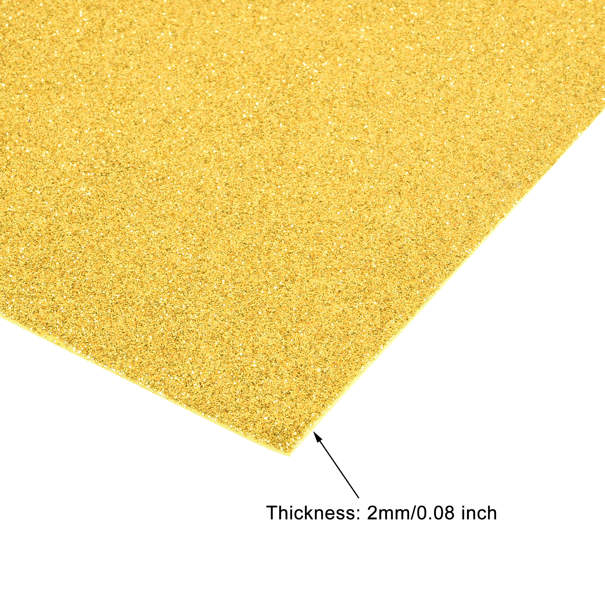 Uxcell 6pcs 2mm Thick Gold Pow - Eva Foam Sheet ulasan dan harga