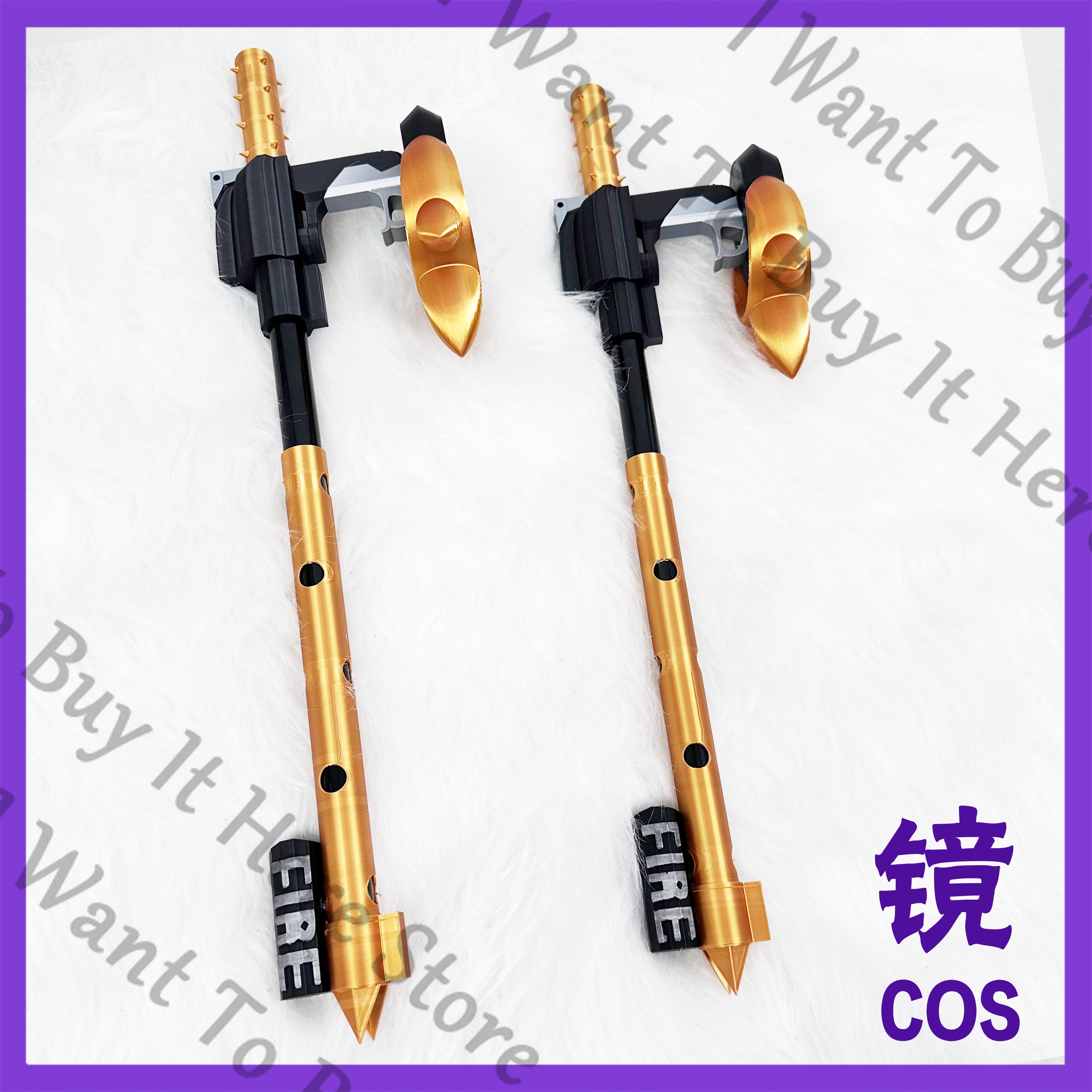 60cm Anime Zenless Zone Zero B - Burnice Cosplay Prop ulasan dan harga