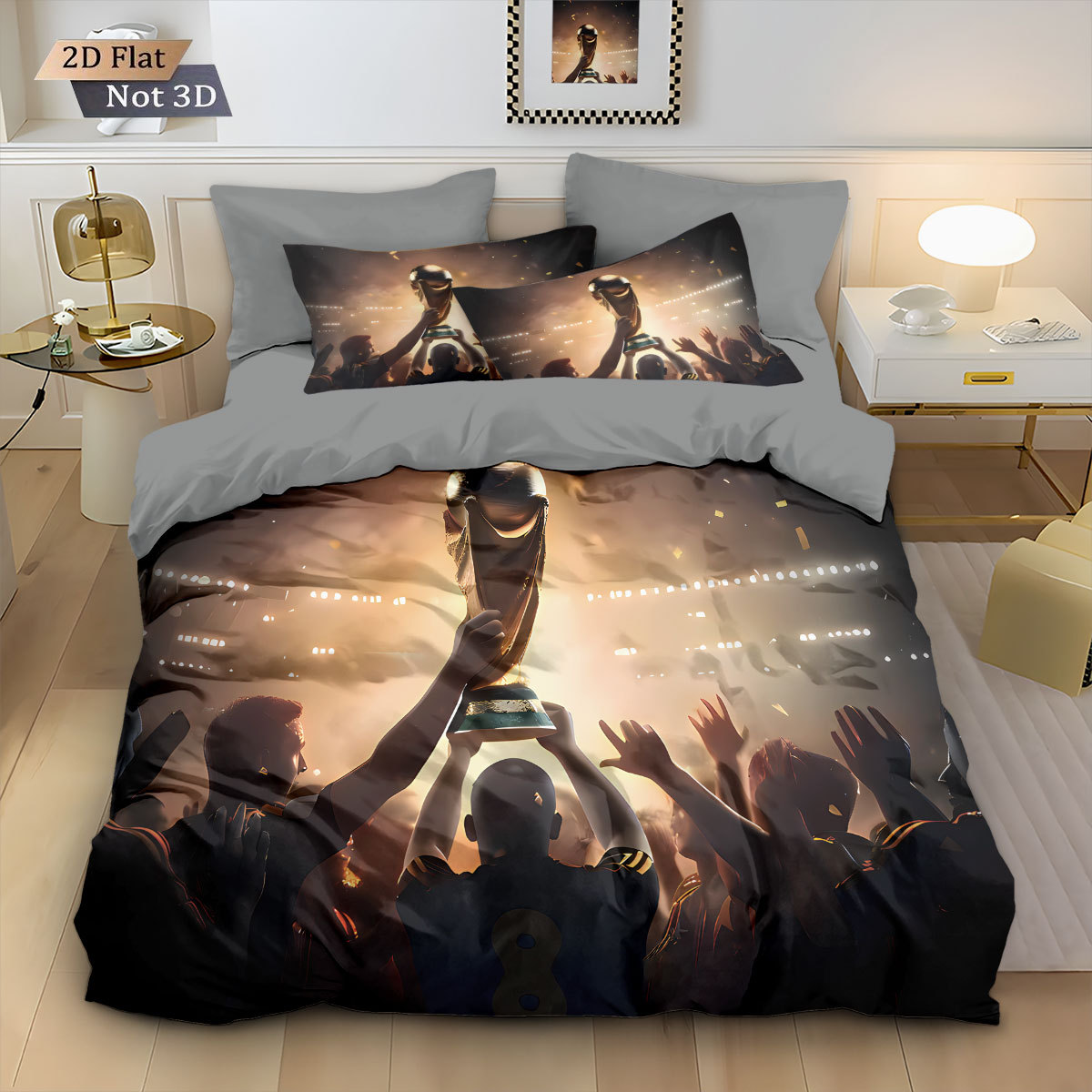 Football star Bedding Set Foot - Cosplay Prop 3D Print Settings ulasan dan harga