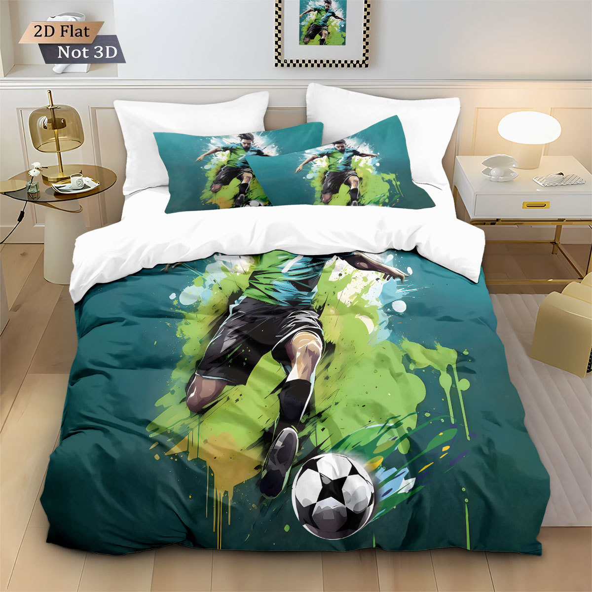 Football star Bedding Set Foot - Cosplay Prop 3D Print Settings ulasan dan harga